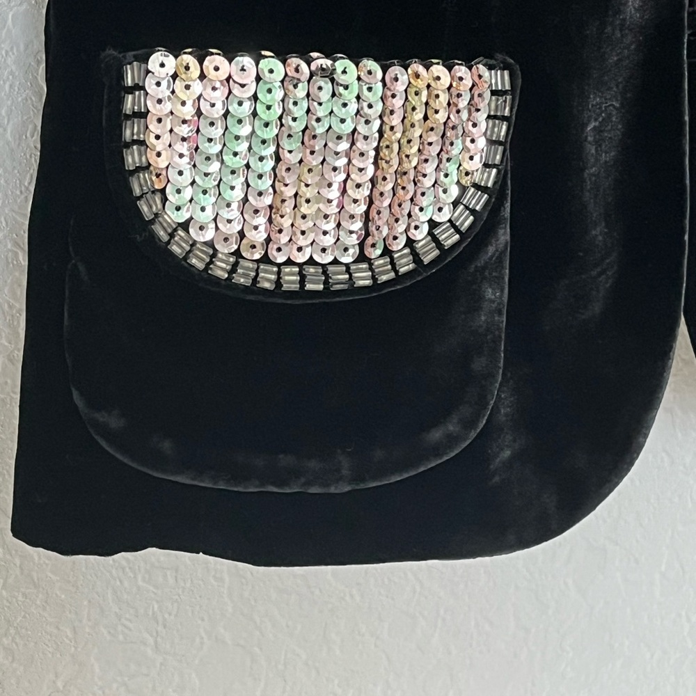 Woman’s Juicy Couture 
Black Velvet Blazer - Picture 7 of 9
